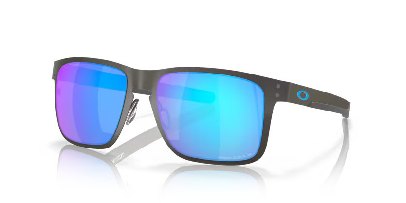 Oakley zonnebril 4123 Holbrook Metal 07 – Mat staalgrijs Polarized