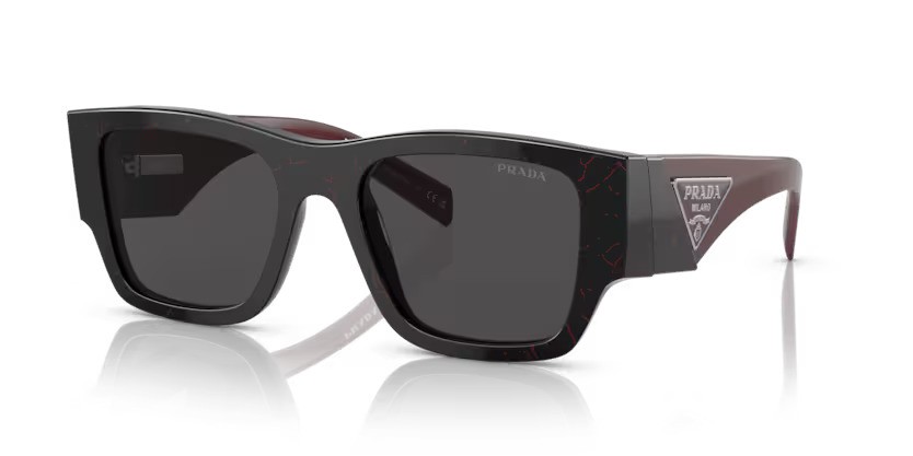 Prada zonnebril 10ZS 11F5S0 – Black etruscan marble