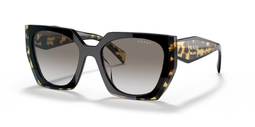 Prada 0PR zonnebril 15WS 3890A7 – Zwart/medium tortoise