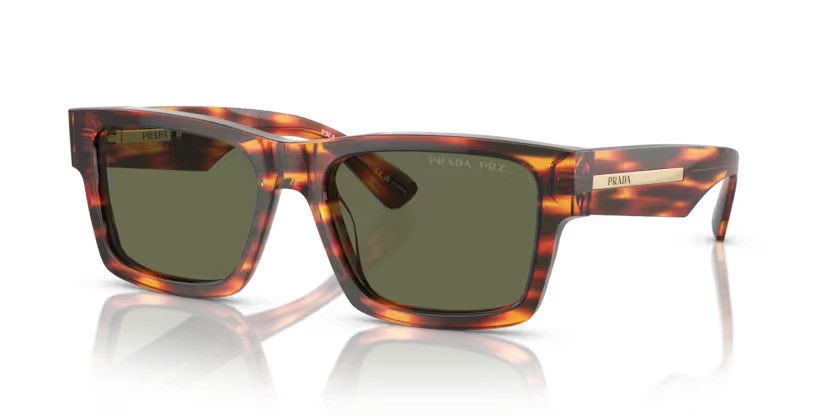 Prada  zonnebril 0PR 25ZS 16S03R – Gestreept bruyère schildpad