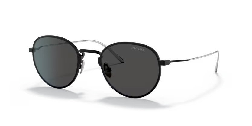 Prada zonnebril 0PR 53WS 04Q5S0 – Matzwart titanium