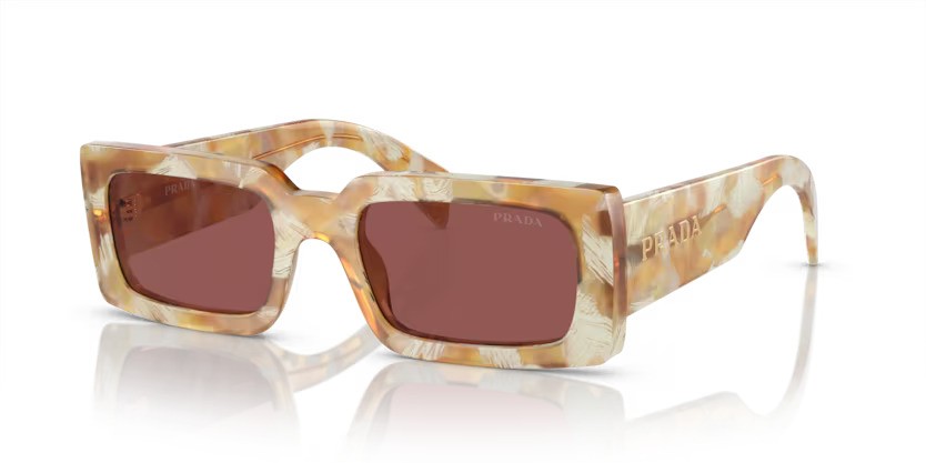 Prada 0PR A07S 19N08S – Woestijn Tortoise