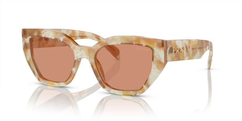 Prada 0PR A09S 19N20D – Woestijn tortoise