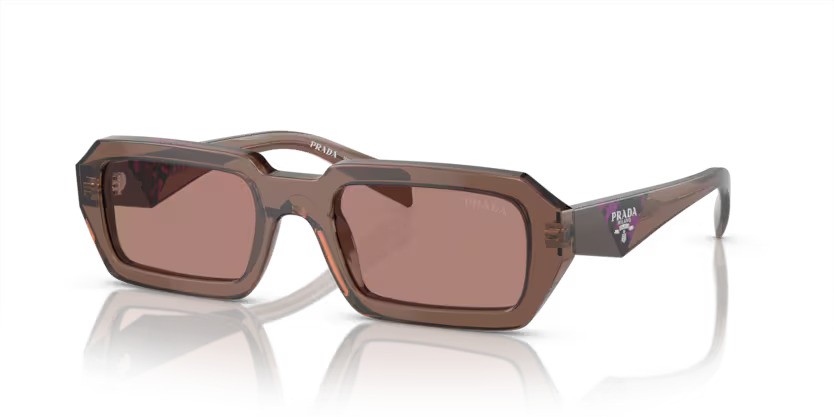 Prada 0PR A12S 17O60B – Bruin transparant
