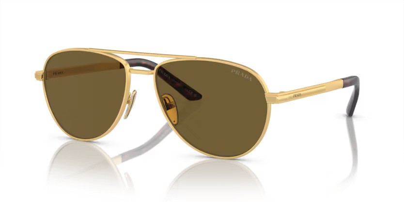 Prada 0PR A54S 1BK01T – Mat goud