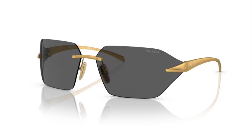 Prada 0PR A55S 15N5S0 – Satijn geel goud