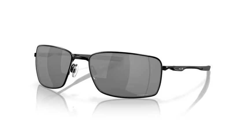 Oakley zonnebril 4075 Square Wire 13 – Glanzend zwart