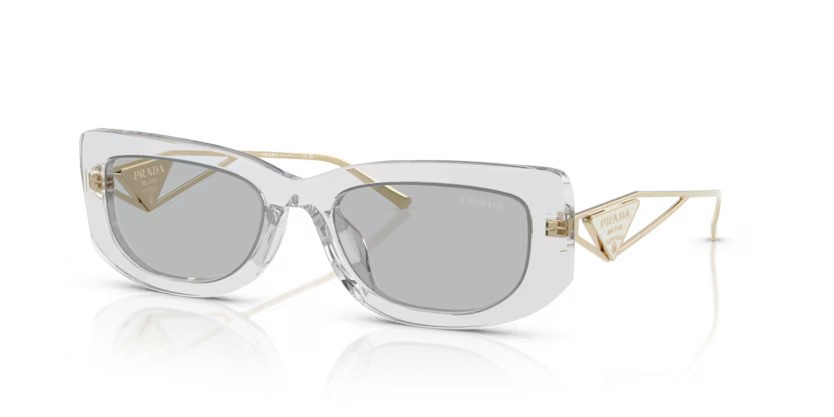Prada zonnebril 0PR 14YS  12R50K – Transparant grijs