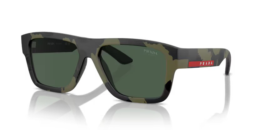 Prada Linea Rossa  0PS 04ZS 14X90I – Groen geïmiteerd gerubberd