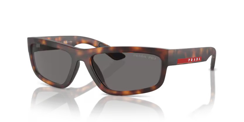 Prada Linea Rossa 0PS 05ZS 17X02G – Donker havana gerubberd
