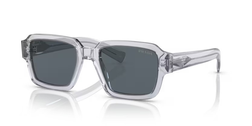 Prada zonnebril 0PR 02ZS U430A9 – Transparant grijs
