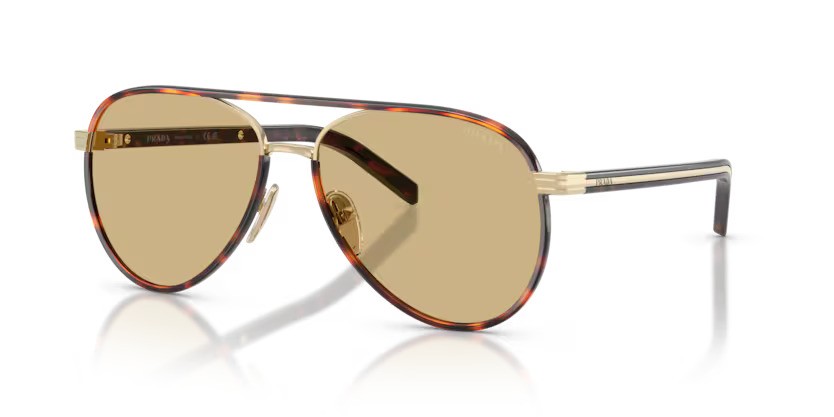Prada zonnebril 0PR B57S 21E10R – Lichtgoud