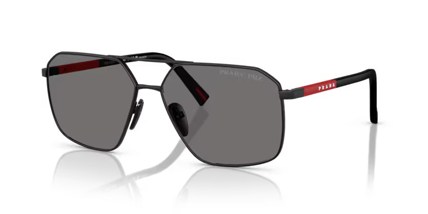 Prada Linea Rossa zonnebril 0PS A50S 1BO02G – Matzwart