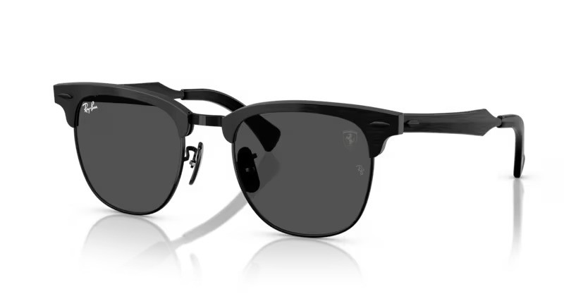 Ray-Ban zonnebril 3807M F111B1 – Geborsteld zwart op zwart