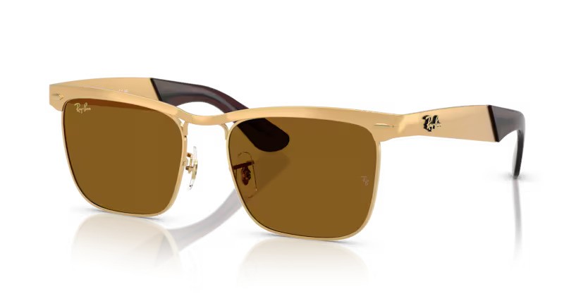 Ray-Ban zonnebril 3875 Wayfarer deluxe 927631 – Gezandstraald legend goud