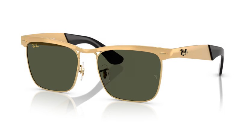 Ray-Ban zonnebril 3875 Wayfarer deluxe 927633 – Gezandstraald legend goud