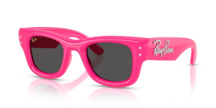 Ray-Ban zonnebril 4940B Wayfarer Puffer 686287 – Roze & strass