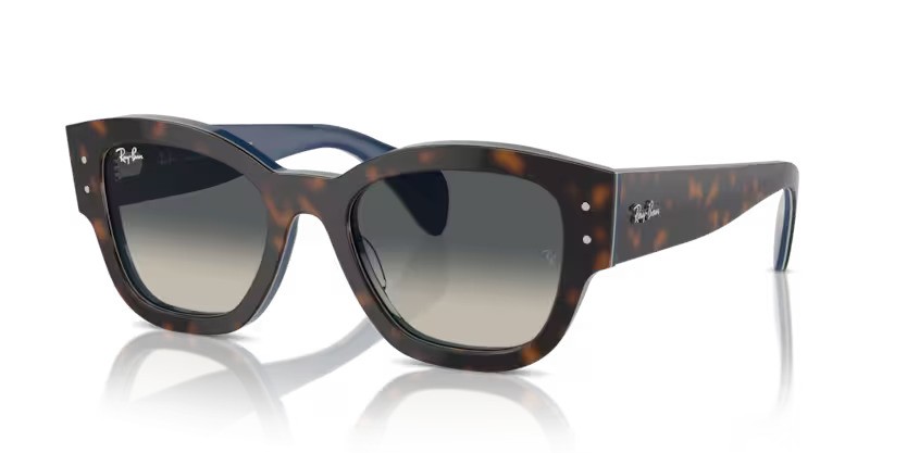 Ray-Ban zonnebril 7681S Jorge 140171 – Havana grijs op blauw