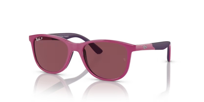 Ray-Ban zonnebril RJ 9077S 71495Q – Fuchsia op violet