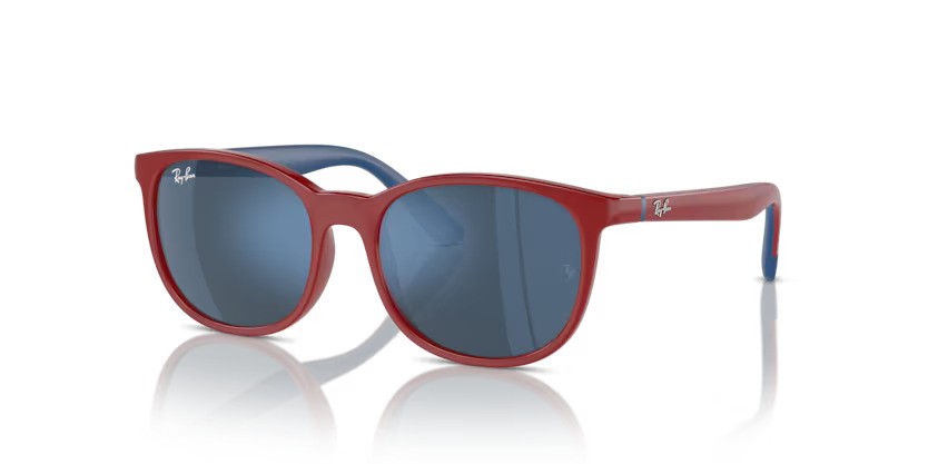 Ray-Ban zonnebril RJ 9079S 716055 – Rood op blauw