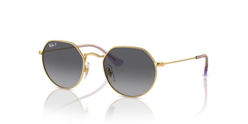 Ray-Ban zonnebril RJ 9565S Jack 292/T3 – Arista goud Polarized